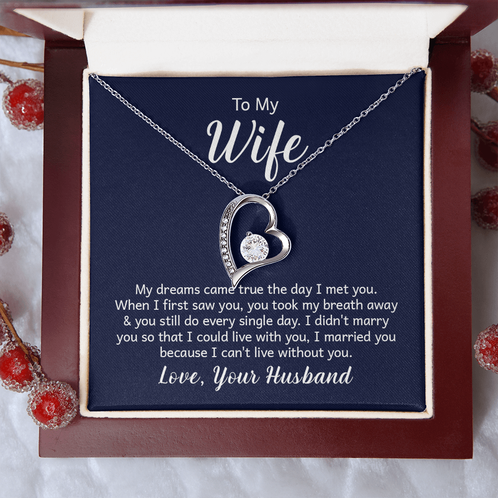 Forever Love Necklace - To My Wife