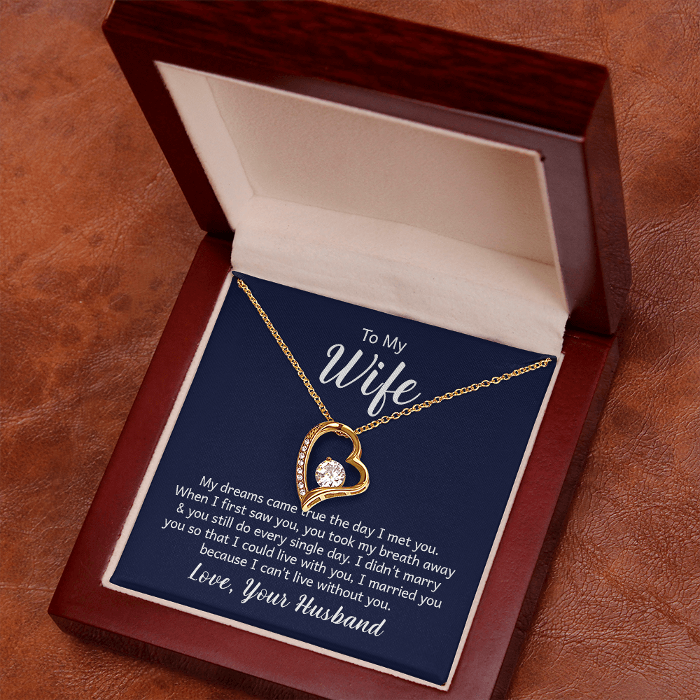 Forever Love Necklace - To My Wife