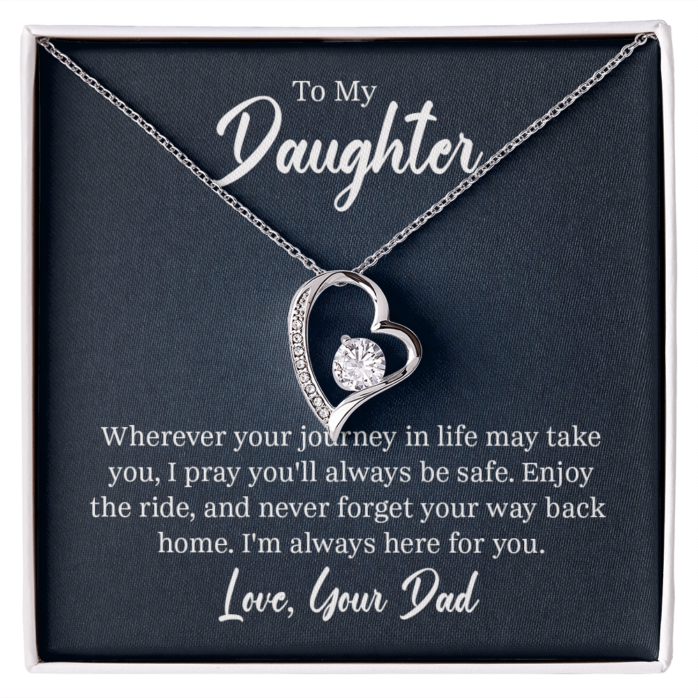 Forever Love Necklace - For Daughter From Dad