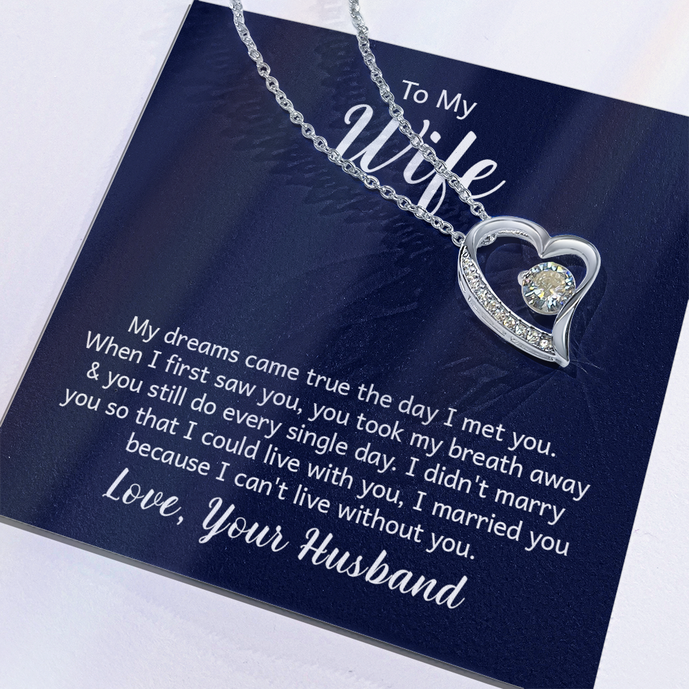 Forever Love Necklace - To My Wife